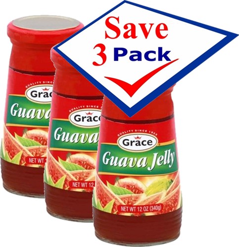 Grace Guava Jelly 12 oz Pack of 3